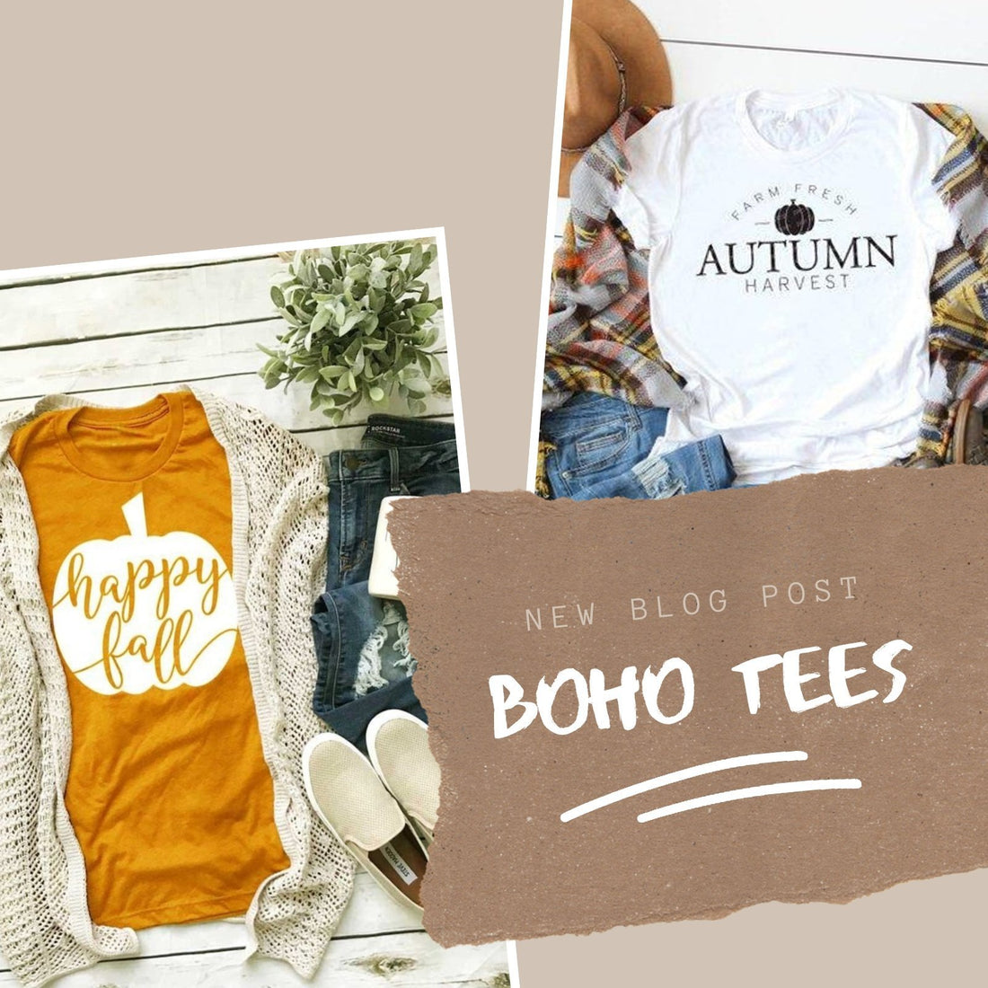Best Boho Tees to wear with your PSL | The Young Hippie