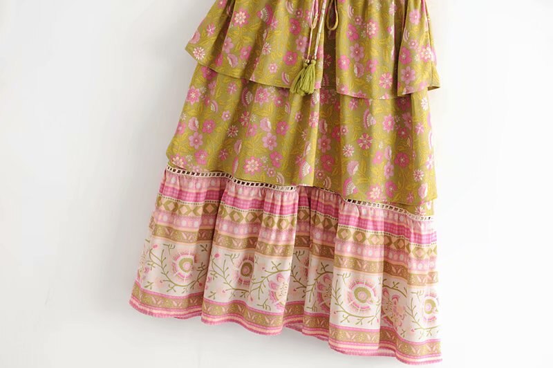 Trina. Retro Ethnic Mini Dress
