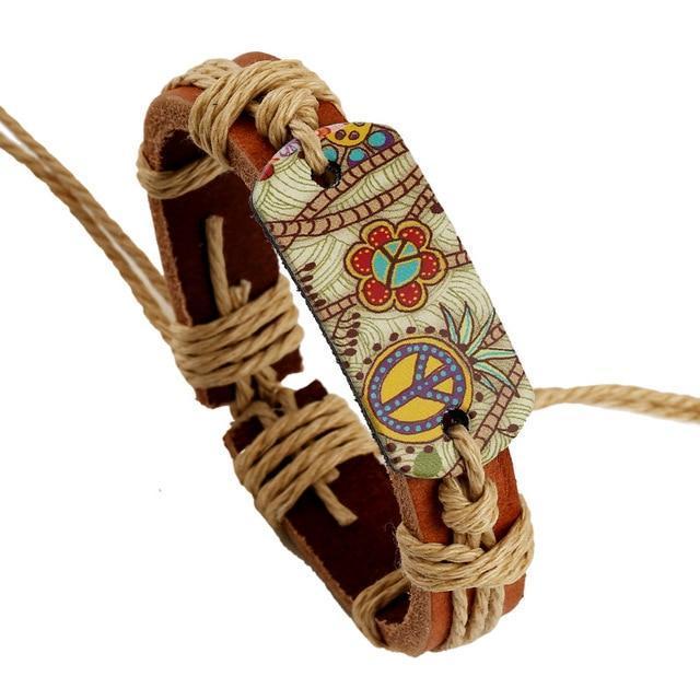 Hippie Leather Wrap Bracelet