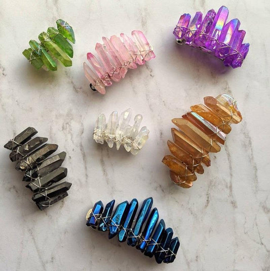 Quartz Crystal Boho Hair Clip | Style Select - The Young Hippie